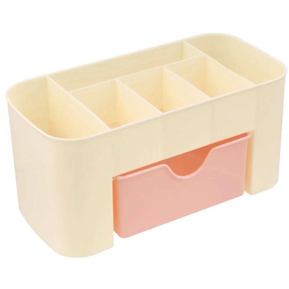 Nail Storage Organizer Box - Polish, File, Brush &amp; more - Pink - Each