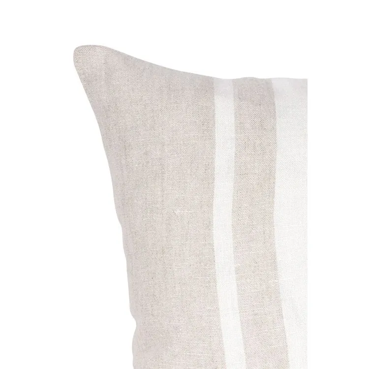 Natural Beige Stripe Pillow (2 Sizes)