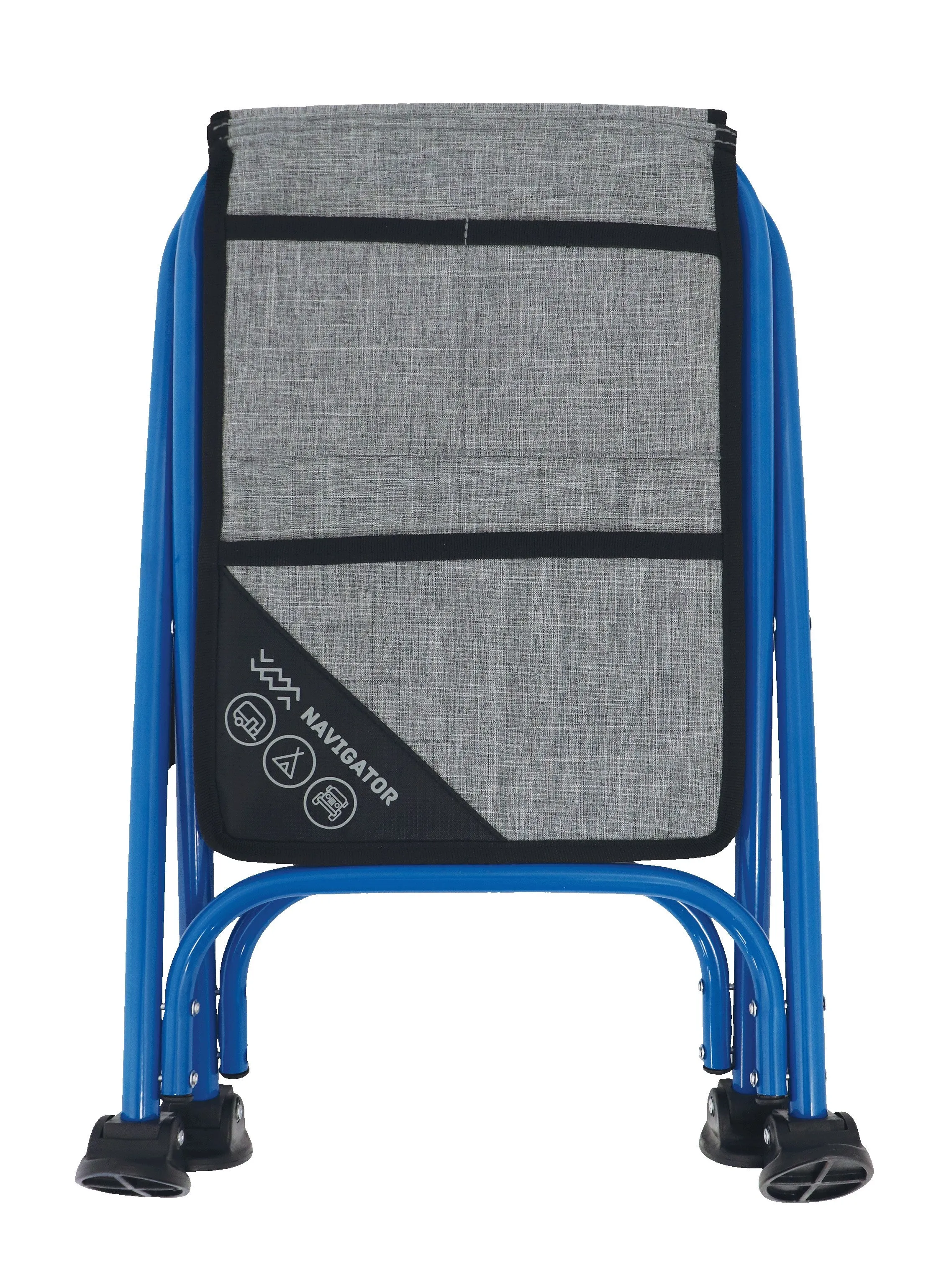 Navigator Gear the Nowhere Flip Stool Blue Grey 125Kg