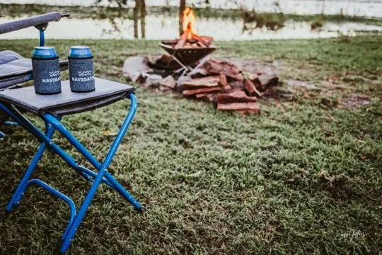 Navigator Gear the Nowhere Flip Stool Blue Grey 125Kg