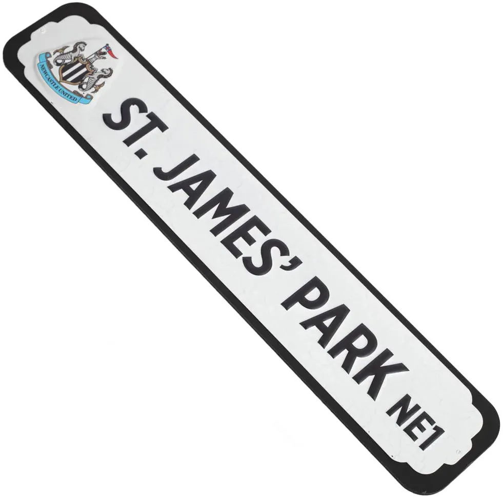 Newcastle United Deluxe Metal Stadium Sign