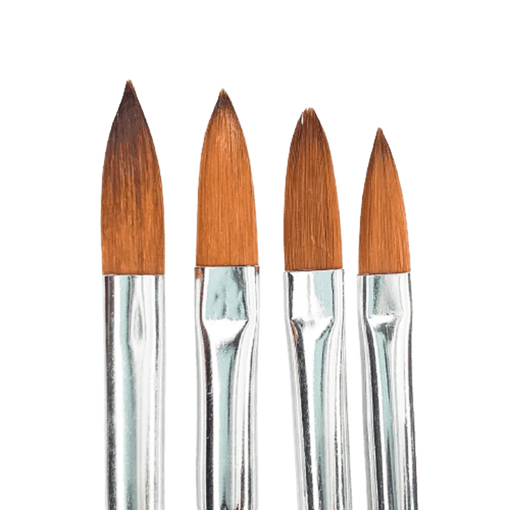 No.12 Acrylic Brush - Wooden Handle