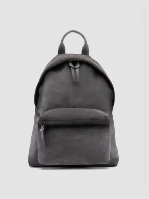 OC PACK 001 - Grey Suede Backpack
