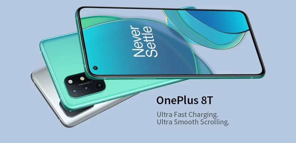 OnePlus 8T 8 128G global rom Smartphone Silver_8 128G