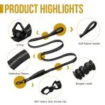 ONETIGRIS Dog Leash 22 - Black