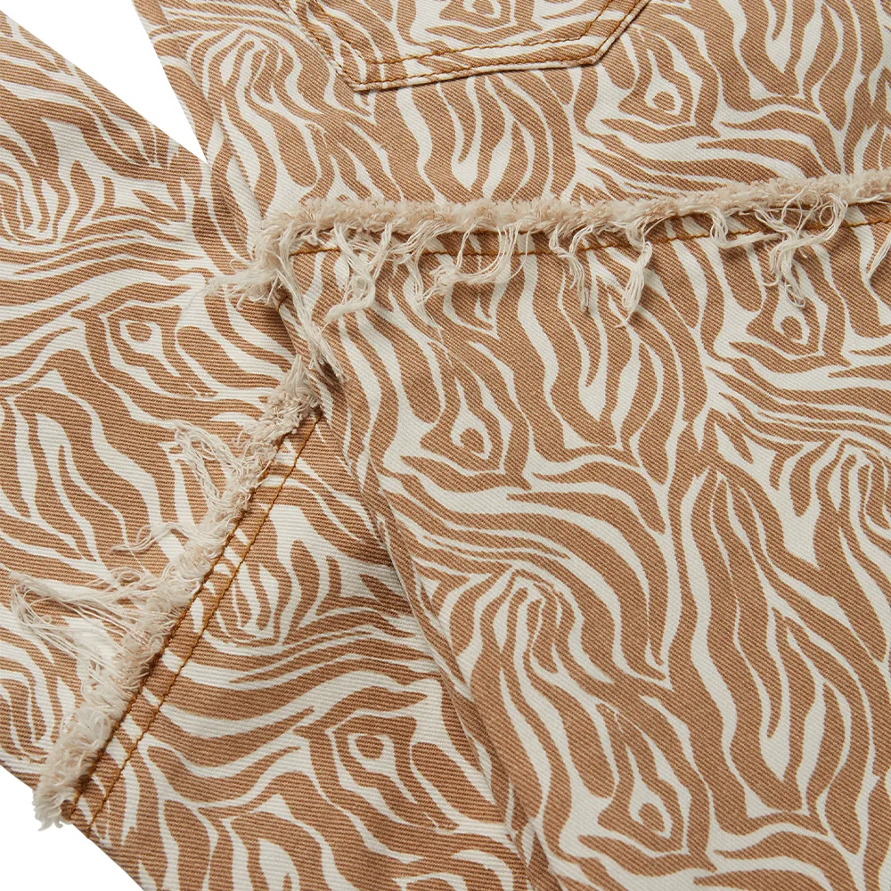 Oren M Animal Print Jeans