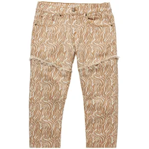 Oren M Animal Print Jeans