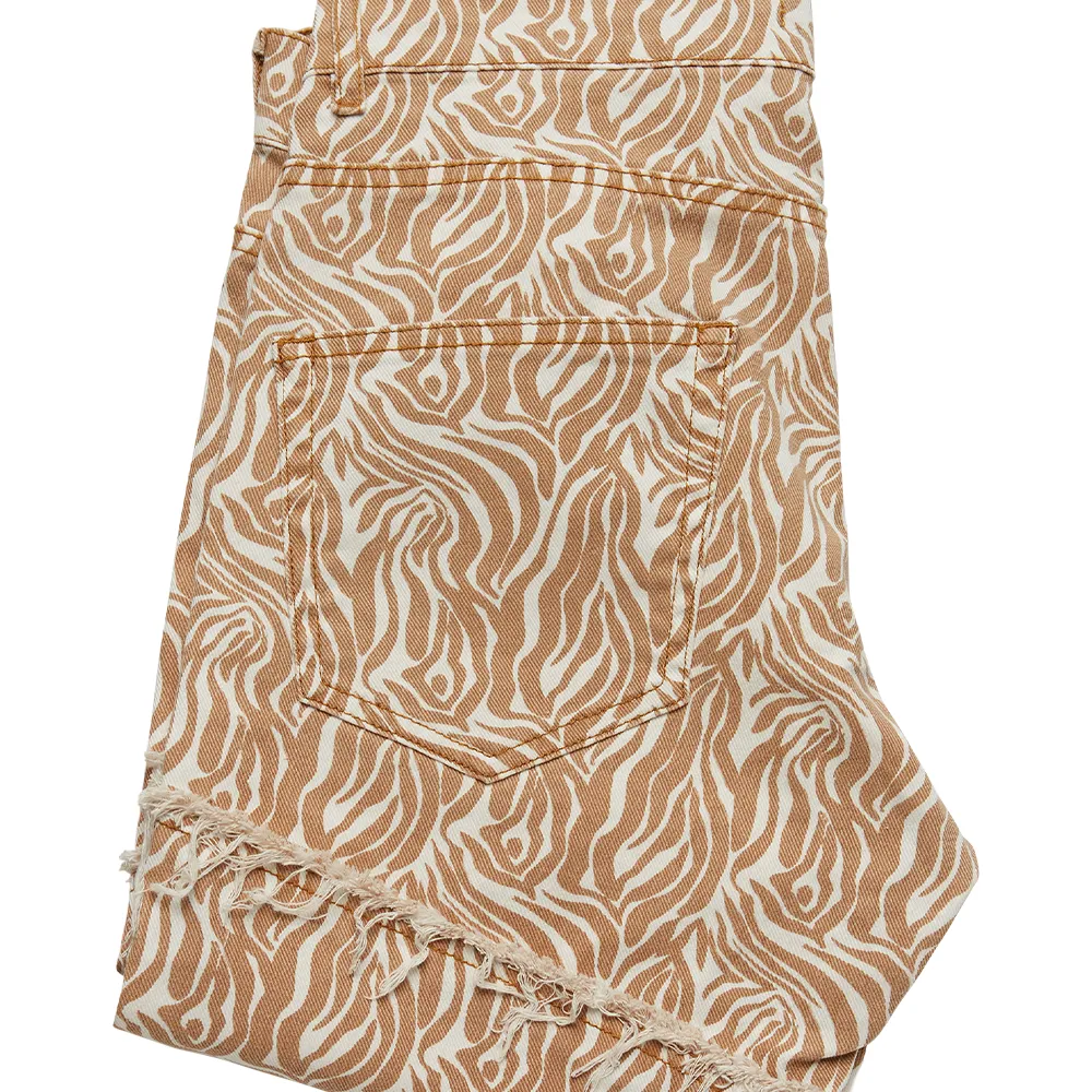 Oren M Animal Print Jeans
