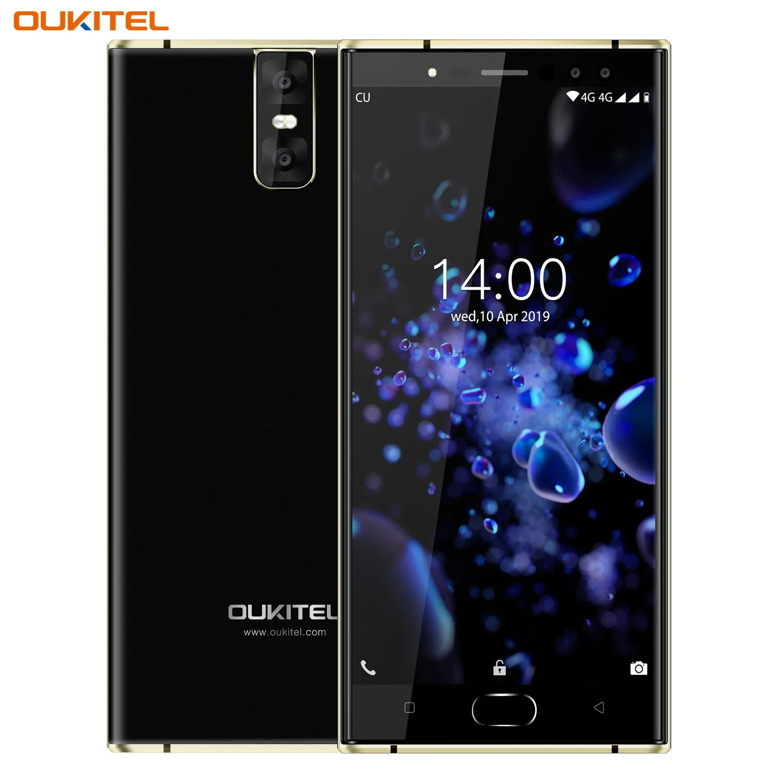 Oukitel K3 Pro Quad Core 5.5 inch 8000mAh Battery 5MP 13MP Camera 1440x720 Resolution 32GB 4GB Mobile Phone Smartphone Blue