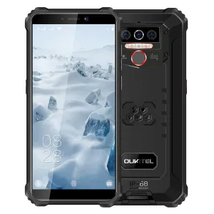 Oukitel WP5 Quad Core 32G Android 9.0 5MP Front Camera 5.5inch 8000mAh Battery Mobile Phone Smartphone black