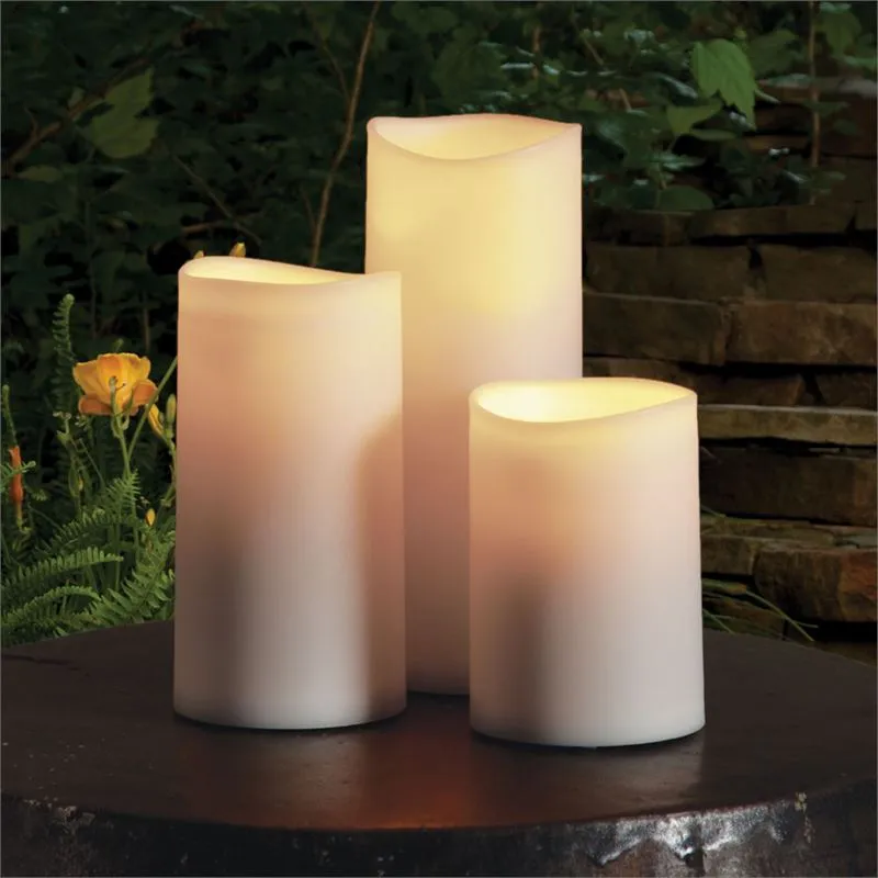 Outdoor Flameless Candle-3.5"x8.5"