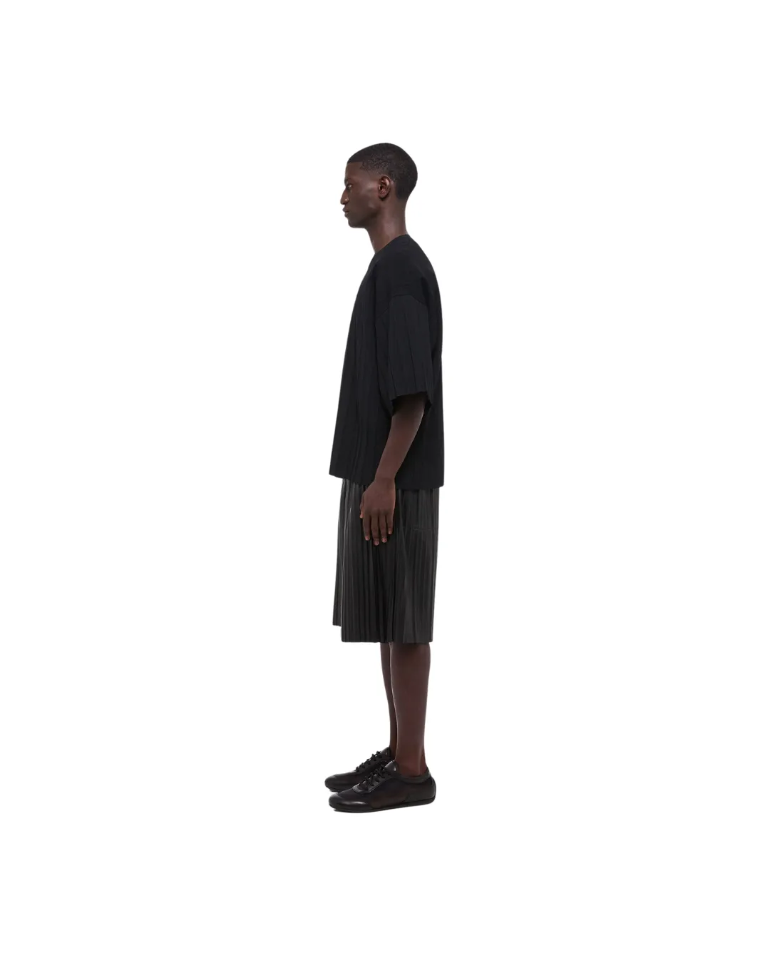Oversized Pleated Tee