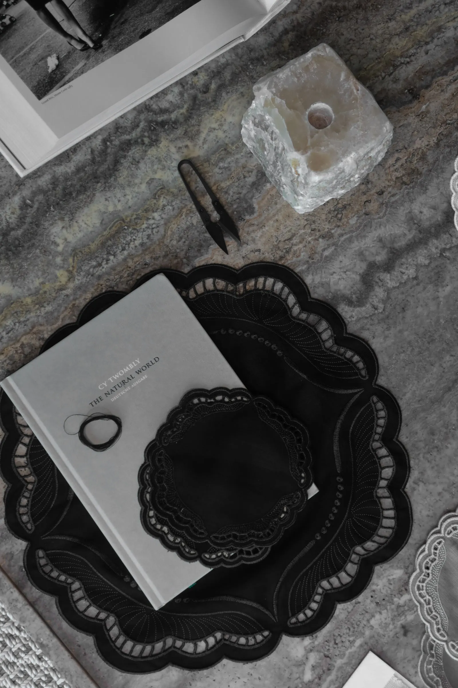 Passiflora Linen Ash Placemat Set