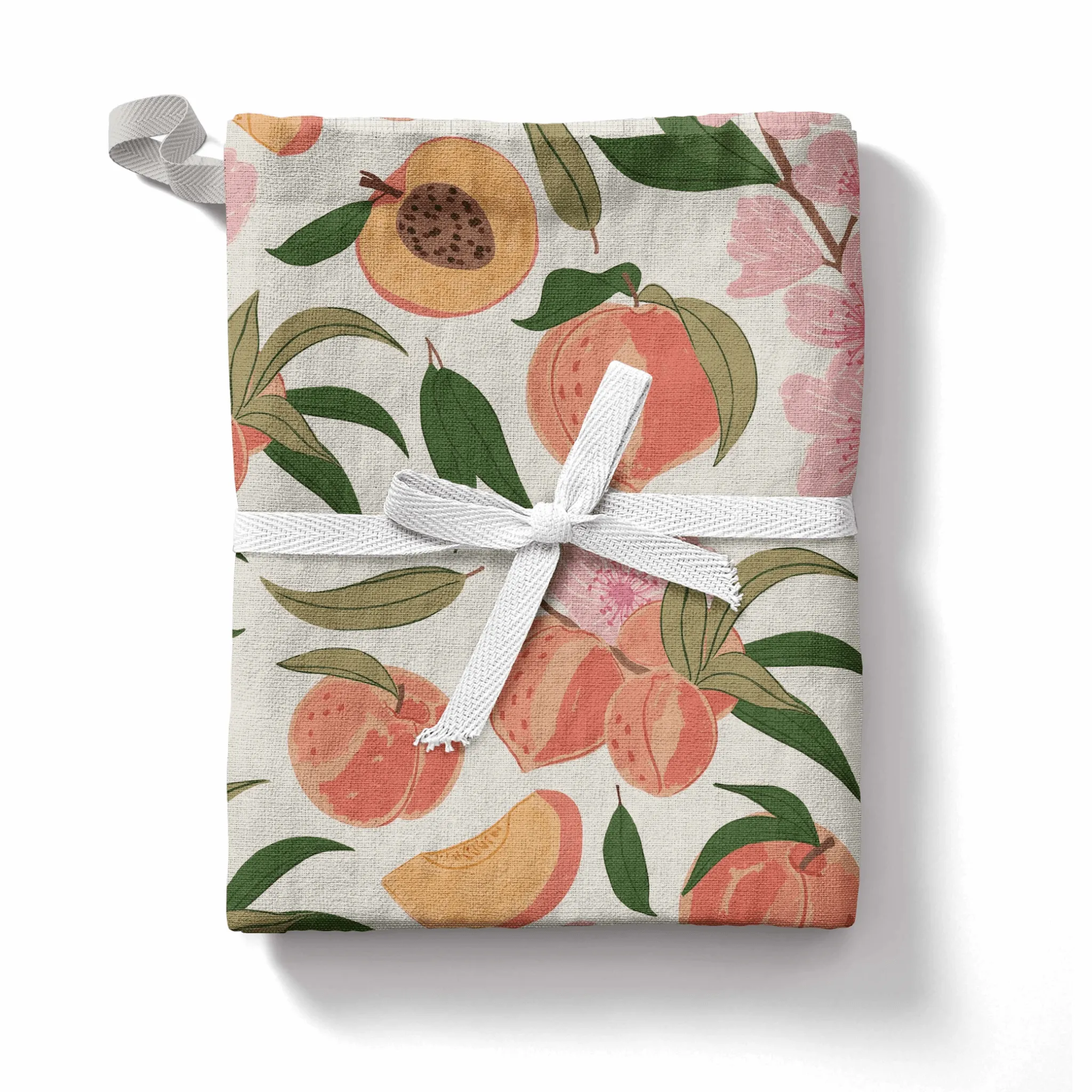 Peach Blossom Tea Towel