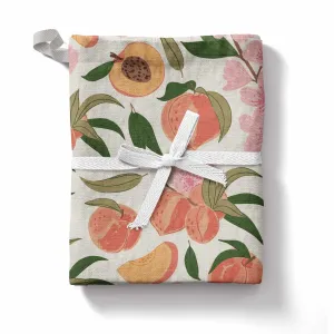 Peach Blossom Tea Towel