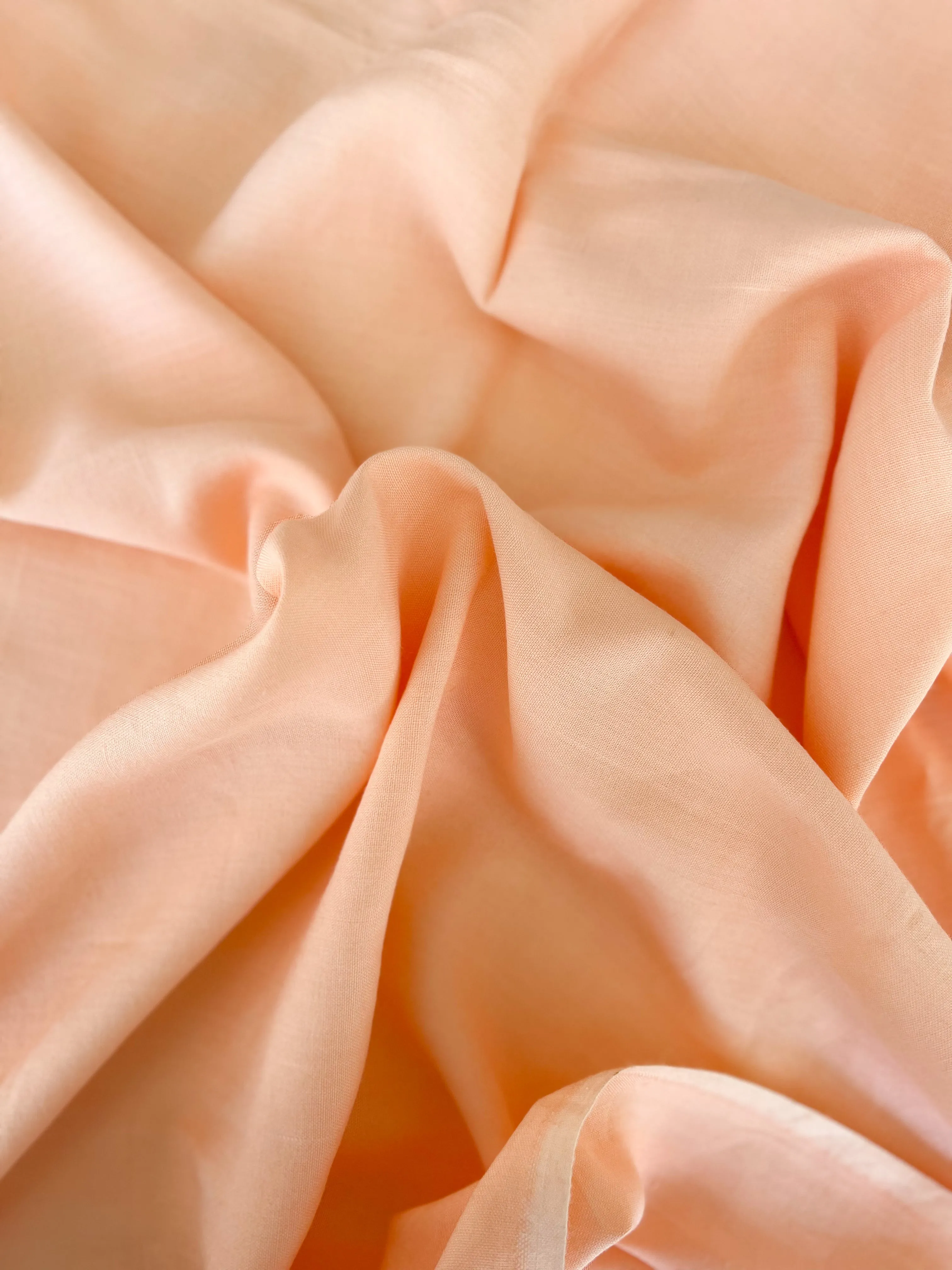PEACH LINEN COTTON