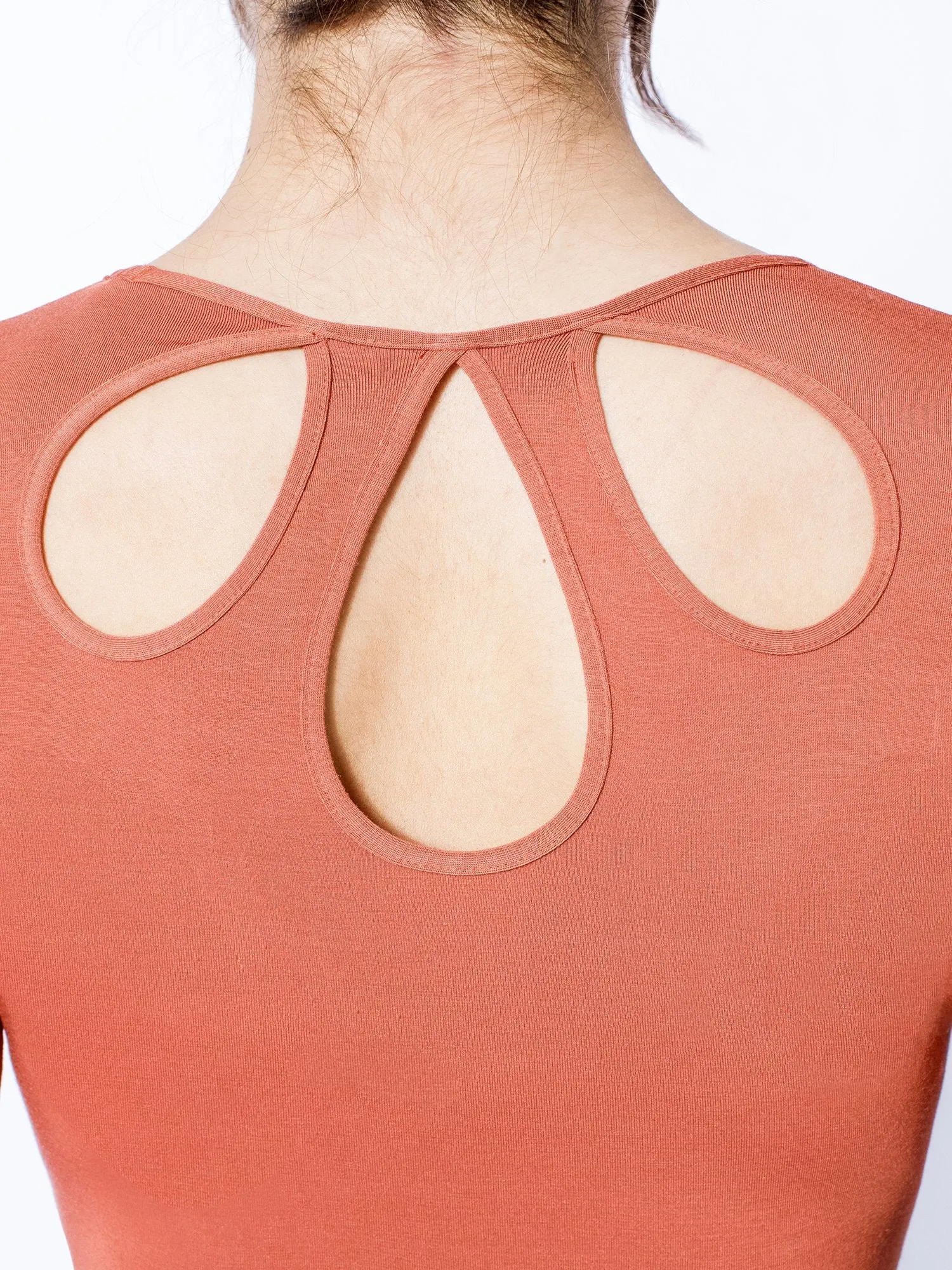 PETAL LONG SLEEVE TEE, CLAY