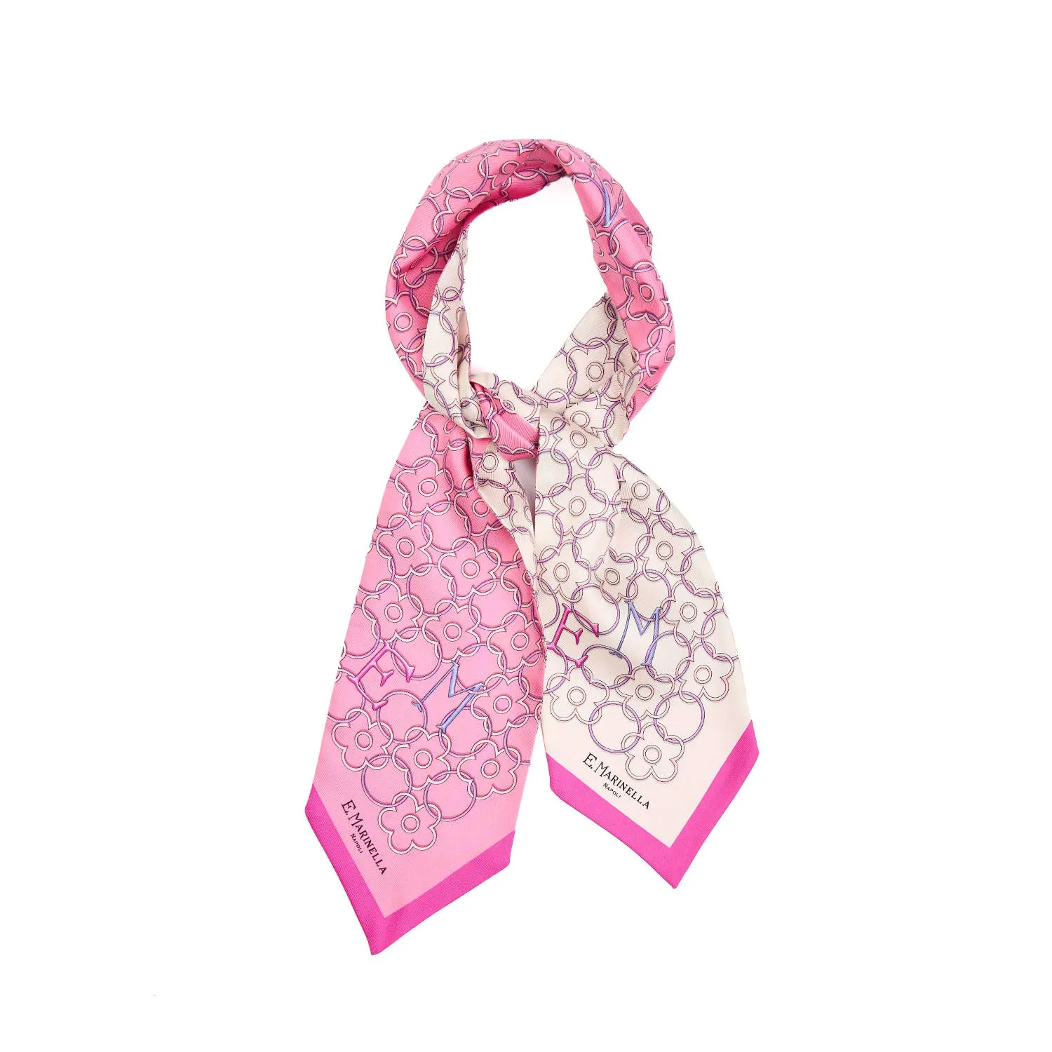 PINK SILK BANDEAU