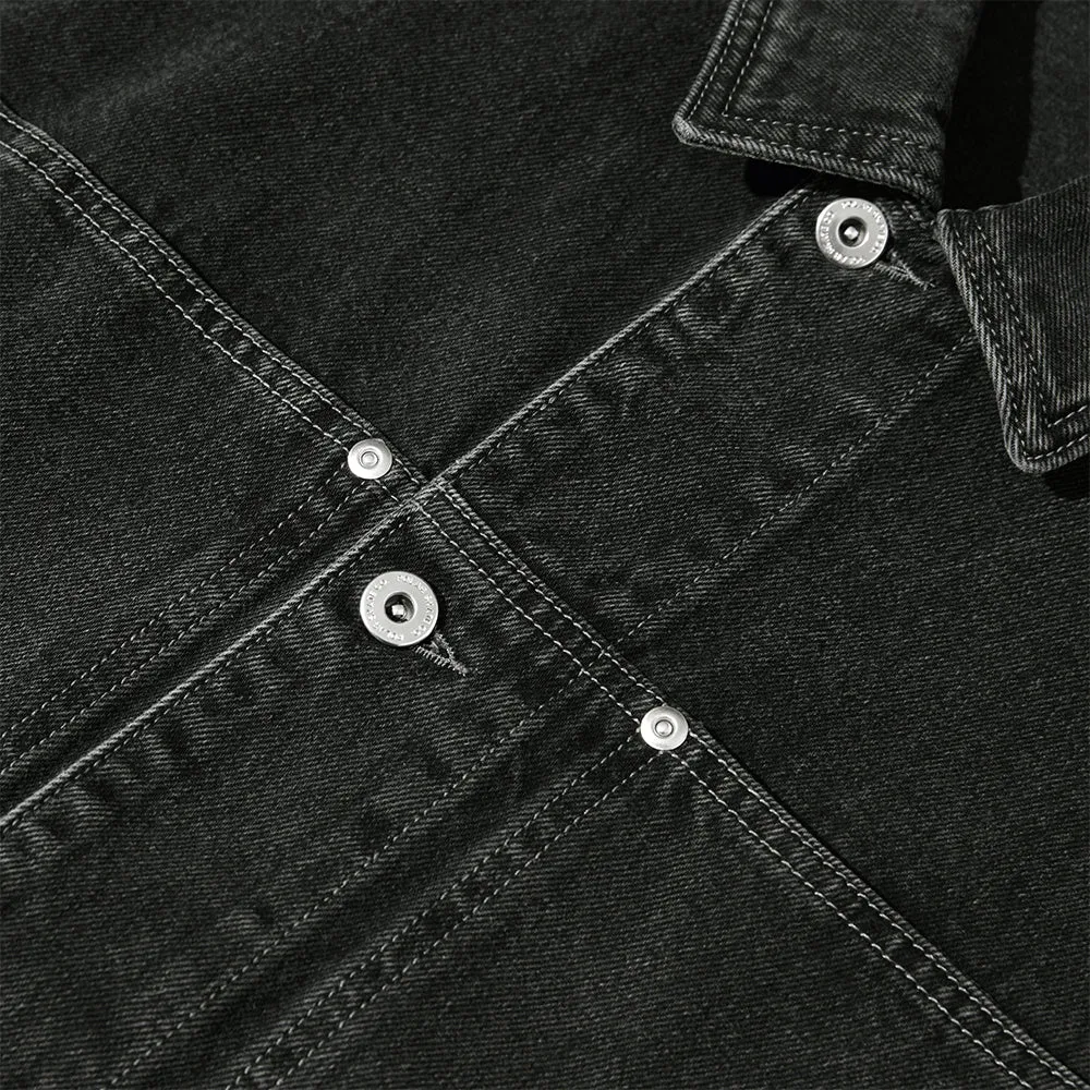 Polar Skate Co Patrik Denim Jacket Silver Black