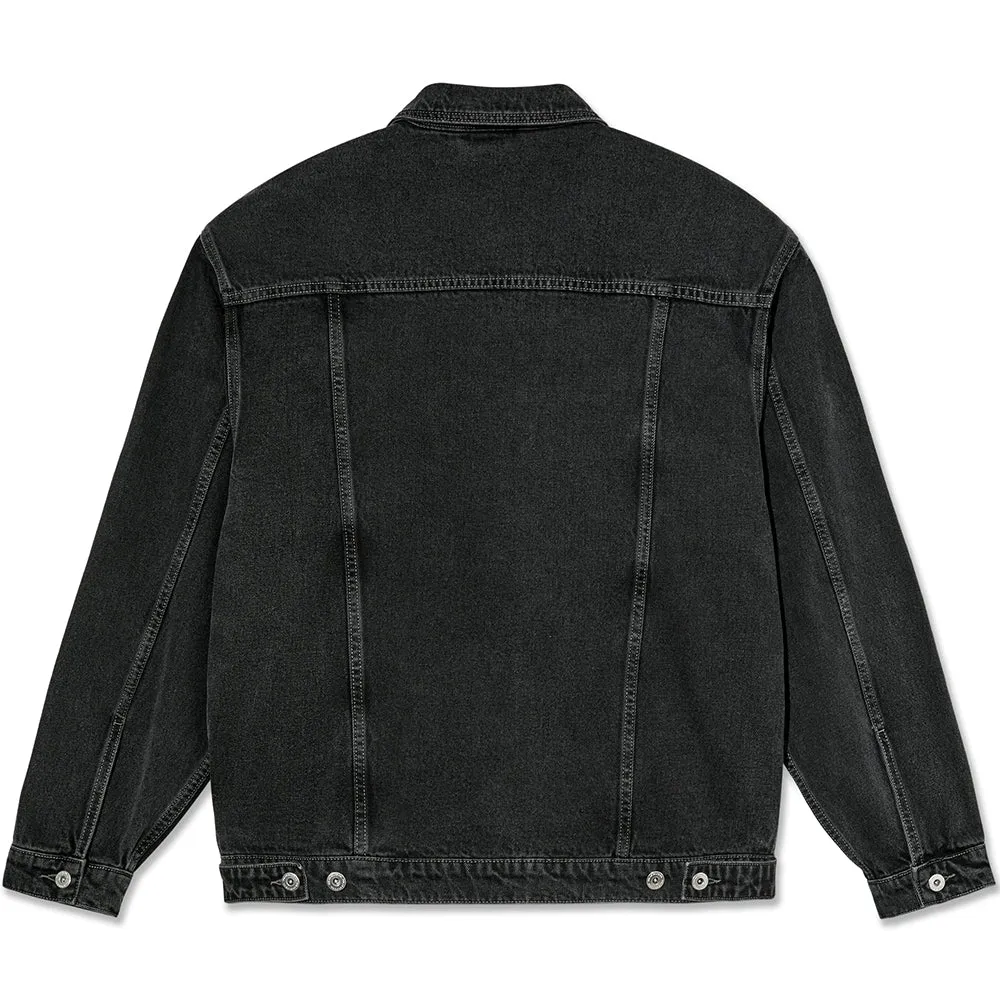 Polar Skate Co Patrik Denim Jacket Silver Black