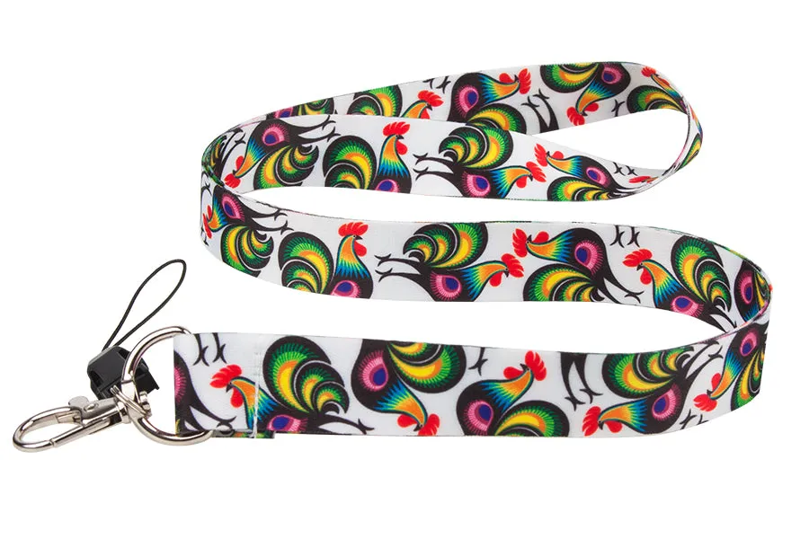Polish Folk Art Neck Strap Lanyard