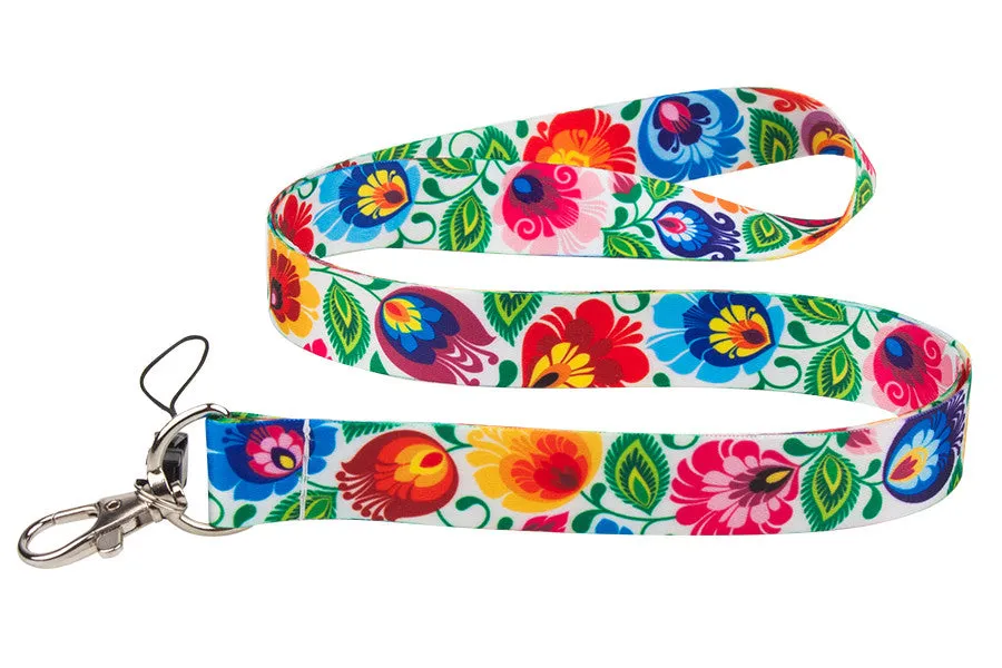 Polish Folk Art Neck Strap Lanyard