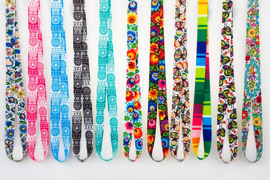 Polish Folk Art Neck Strap Lanyard