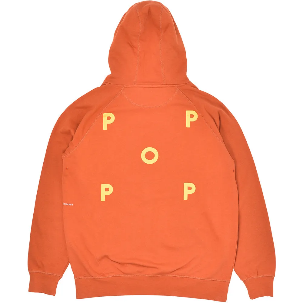 Pop Trading Company Logo Hooded Sweat cinnamon stick