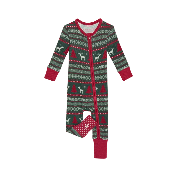Posh Peanut Holiday Fair Isle Convertible One Piece