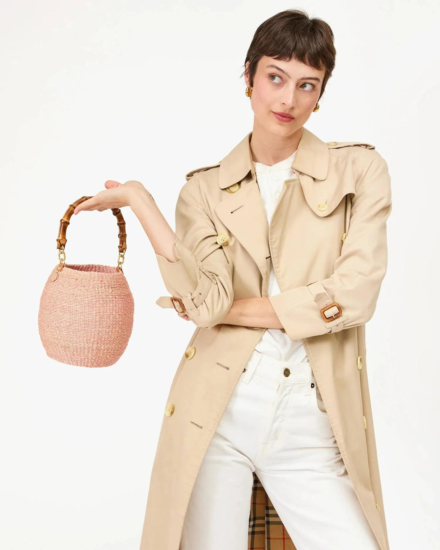 pot de miel with bamboo handle - blush
