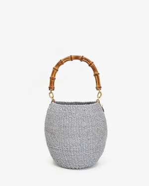 pot de miel with bamboo handle - powder blue