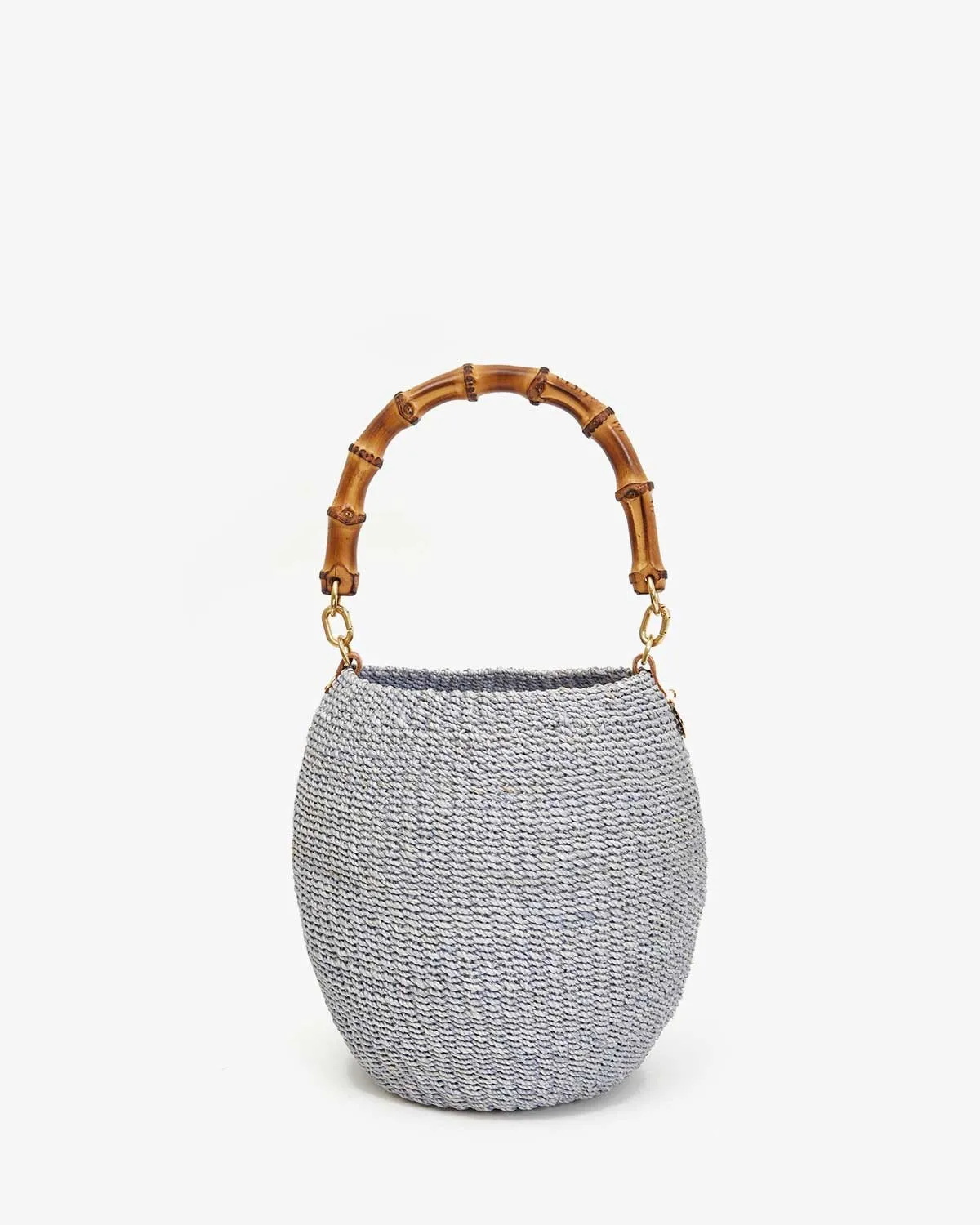pot de miel with bamboo handle - powder blue