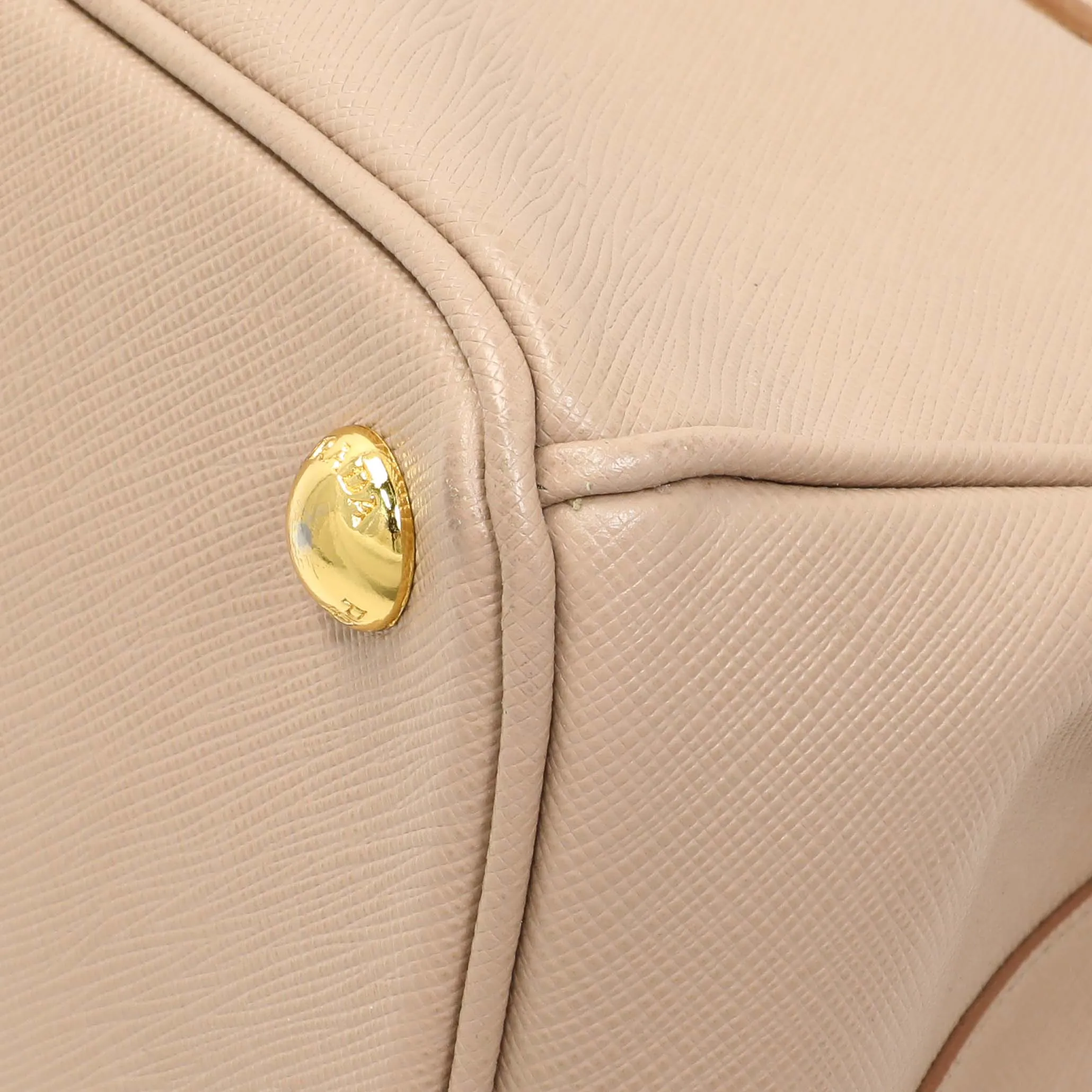 Prada Cammeo Saffiano Medium Galleria Double Zip Tote