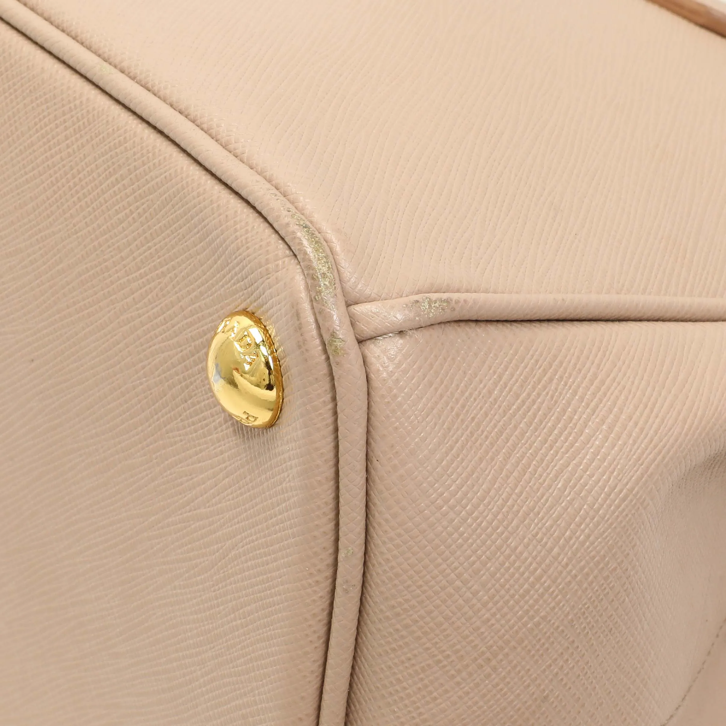 Prada Cammeo Saffiano Medium Galleria Double Zip Tote