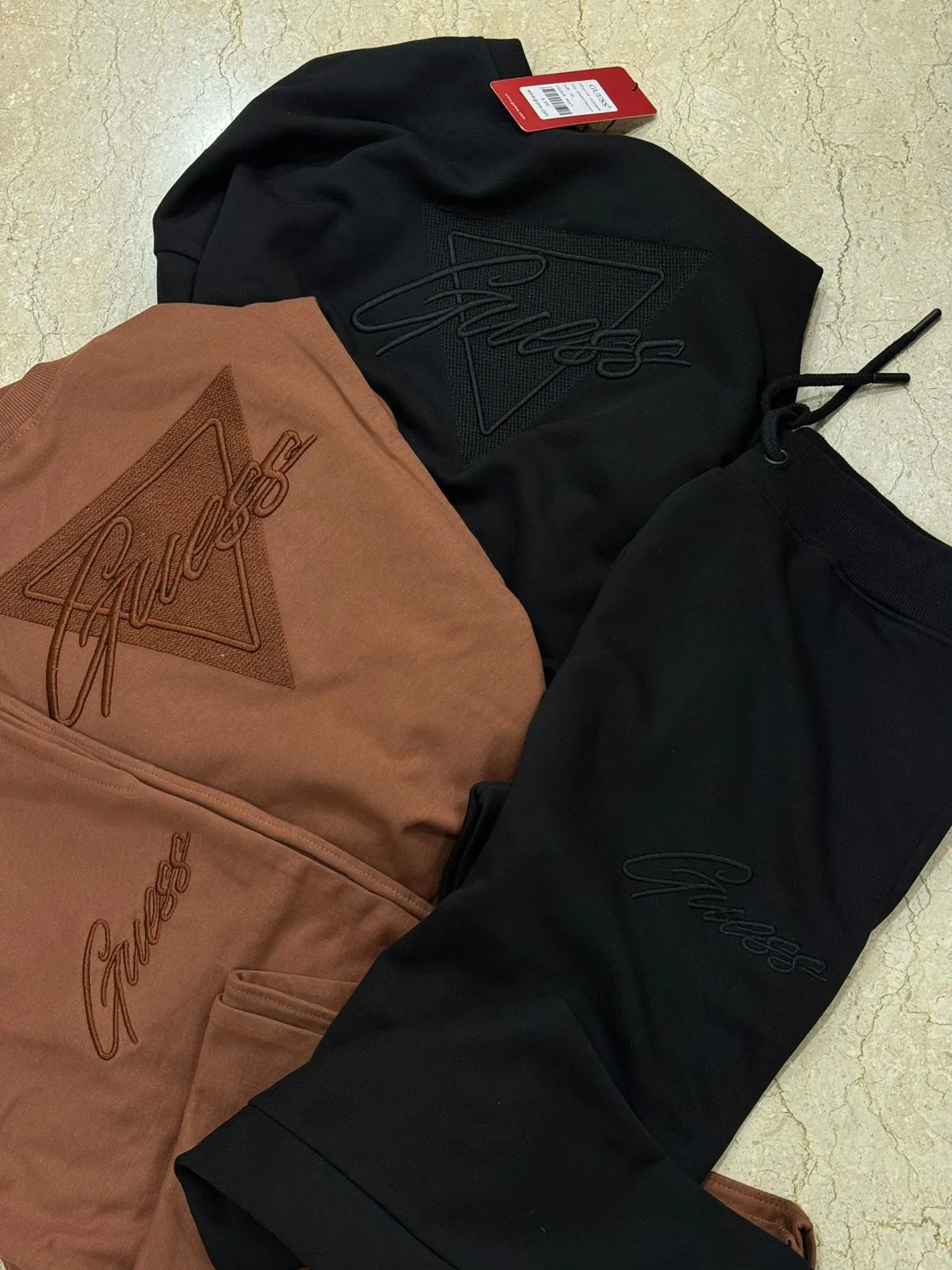 Premium Embossed Logo Round Neck Tracksuit