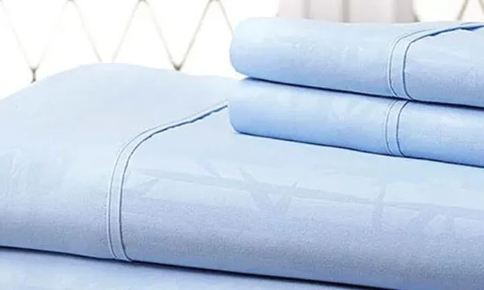 Premium Home  Super Soft Bamboo-Embossed Sheet Set (4-Piece)