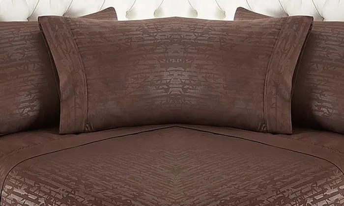 Premium Home  Super Soft Bamboo-Embossed Sheet Set (4-Piece)