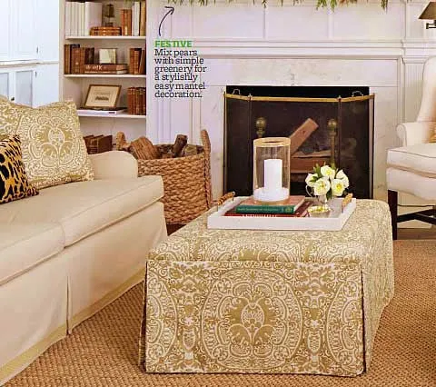 Quadrille Fabric: Veneto - Custom Apple on White 100% Linen