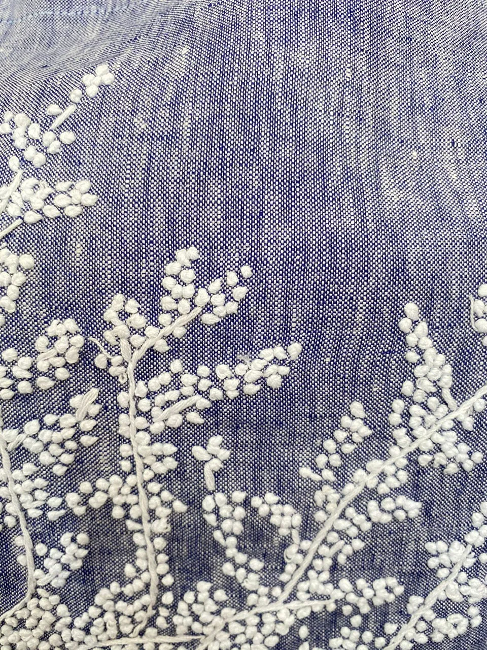 "Botanicals" Aprons, hand embroidered linen or cotton