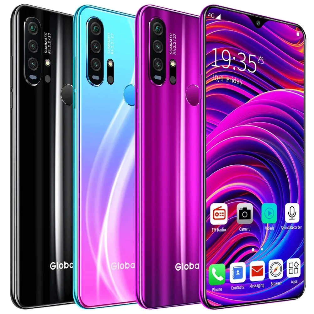 R30 pro Smart Phone 4G Network 3G   64g High Configuration Face Recognition Fingerprint Recognition Phone black_U.S. regulations