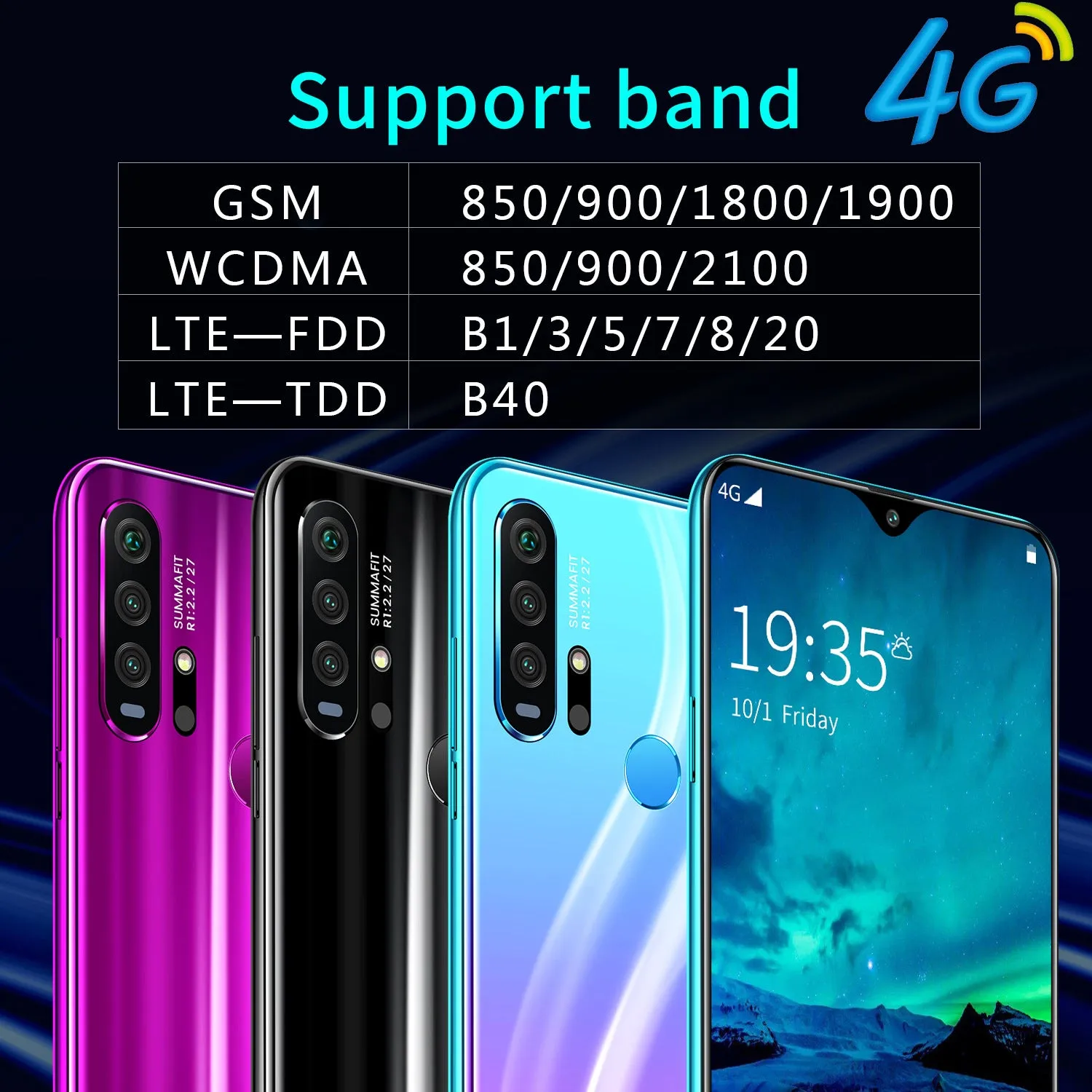 R30 pro Smart Phone 4G Network 3G   64g High Configuration Face Recognition Fingerprint Recognition Phone black_U.S. regulations