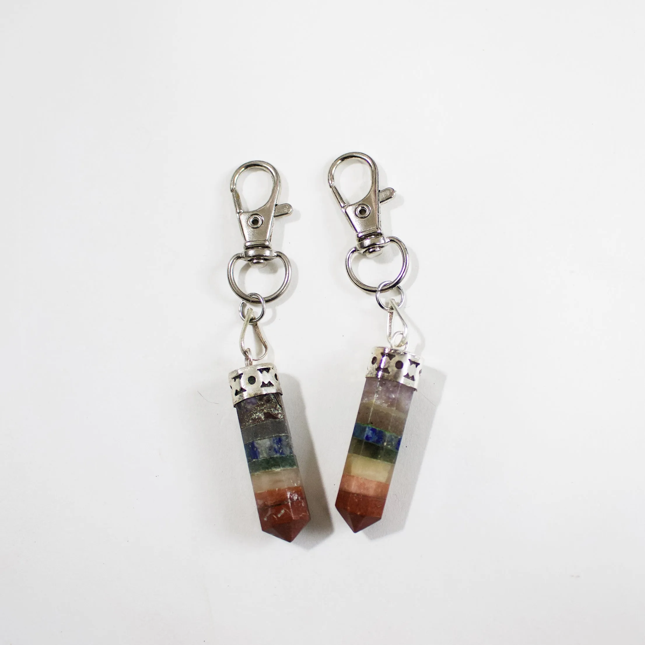 Rainbow 7 Chakras Clip-on Pendant