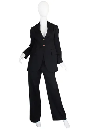 Rare 1990s Vivienne Westwood Black Tuxedo Suit