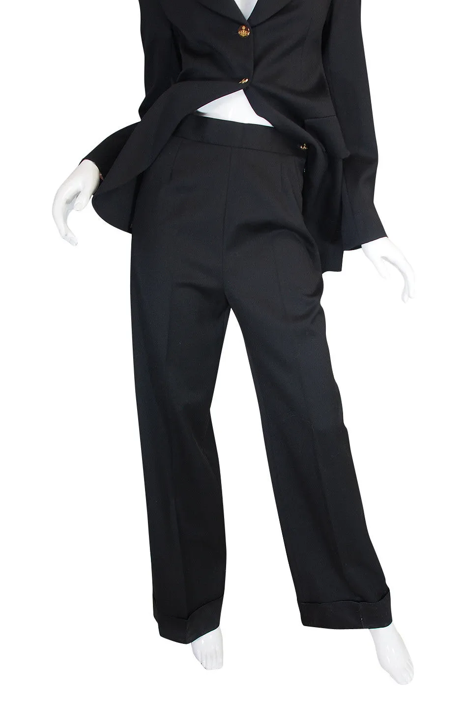 Rare 1990s Vivienne Westwood Black Tuxedo Suit