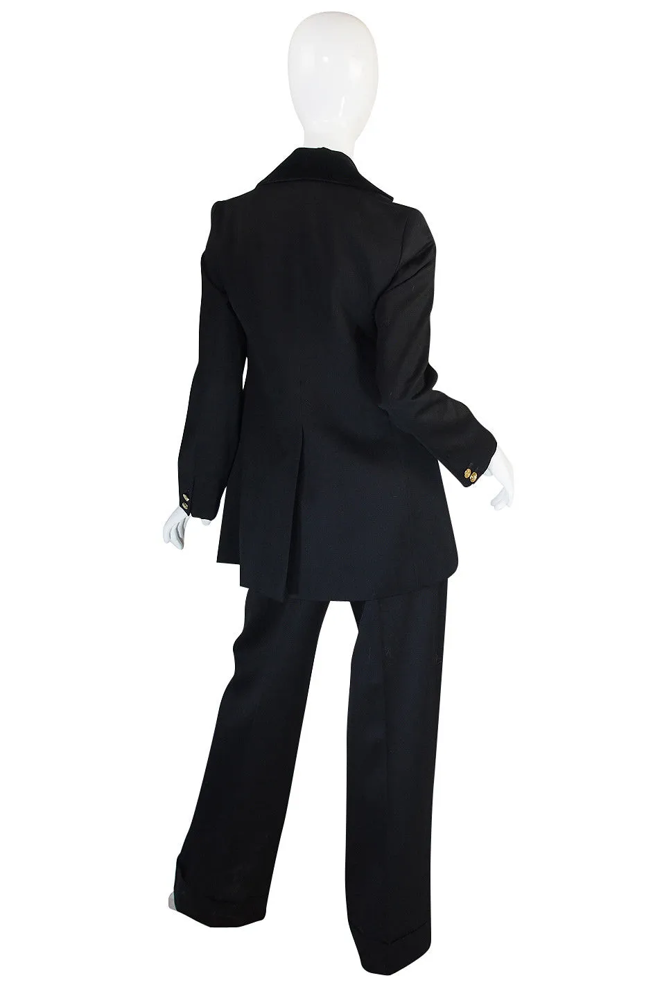 Rare 1990s Vivienne Westwood Black Tuxedo Suit