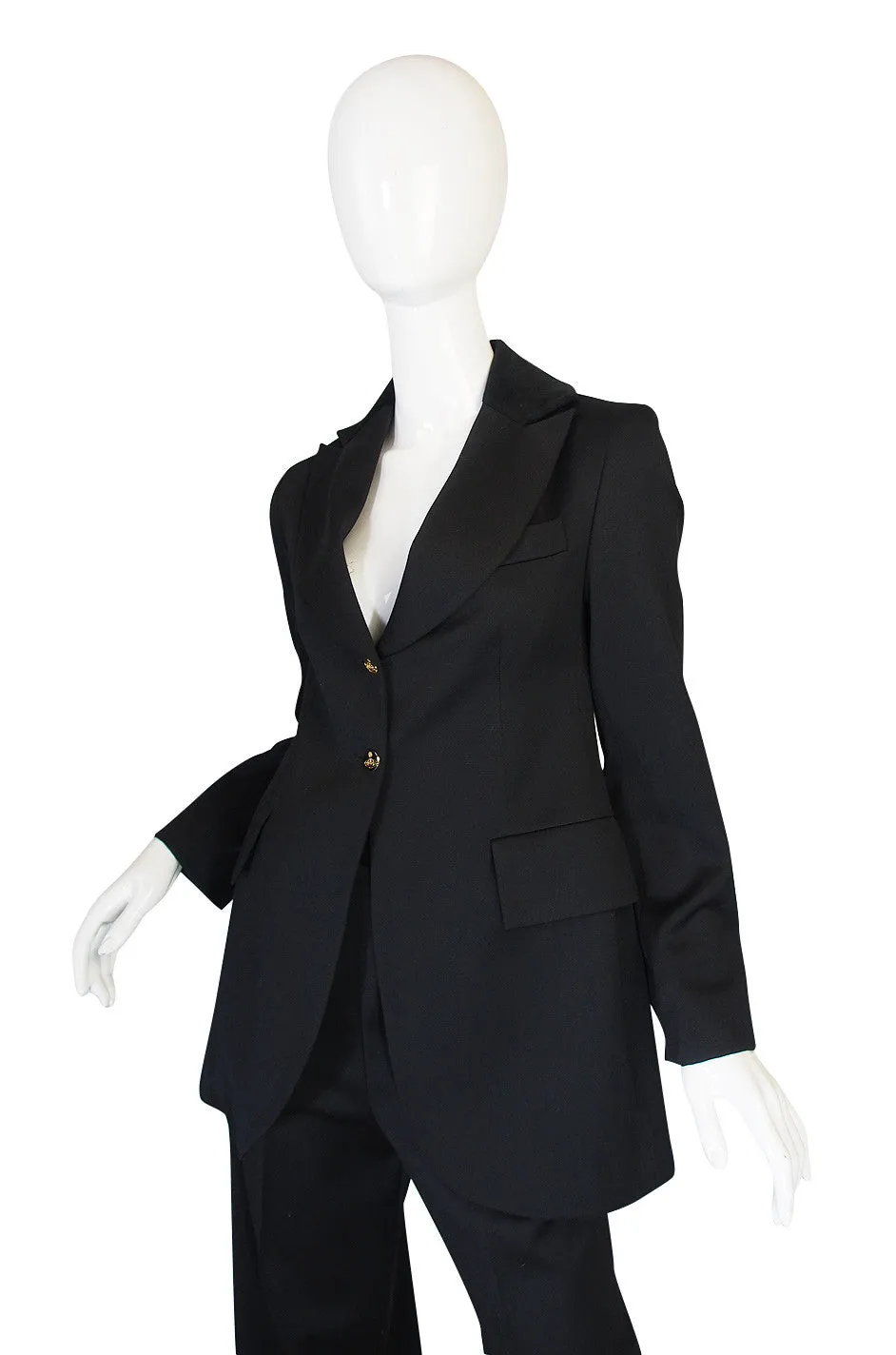 Rare 1990s Vivienne Westwood Black Tuxedo Suit