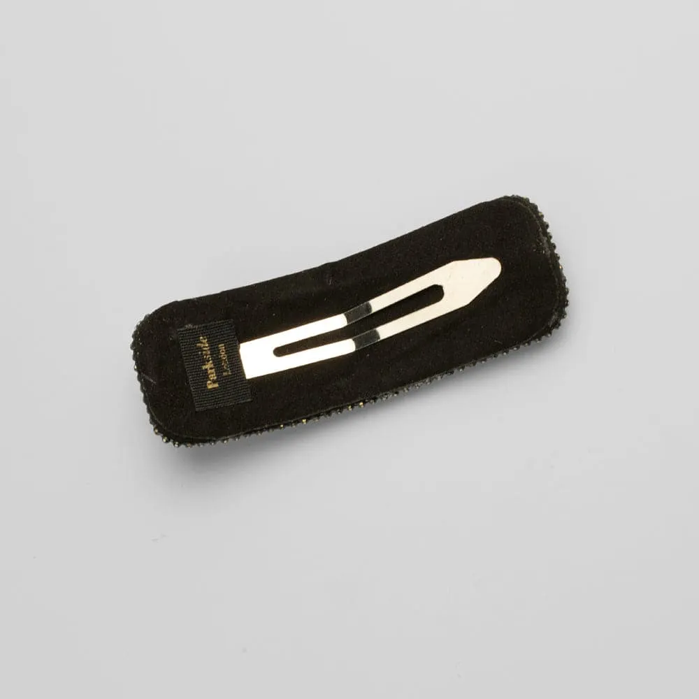Rectangular Crystal Sparkle Snap Clip