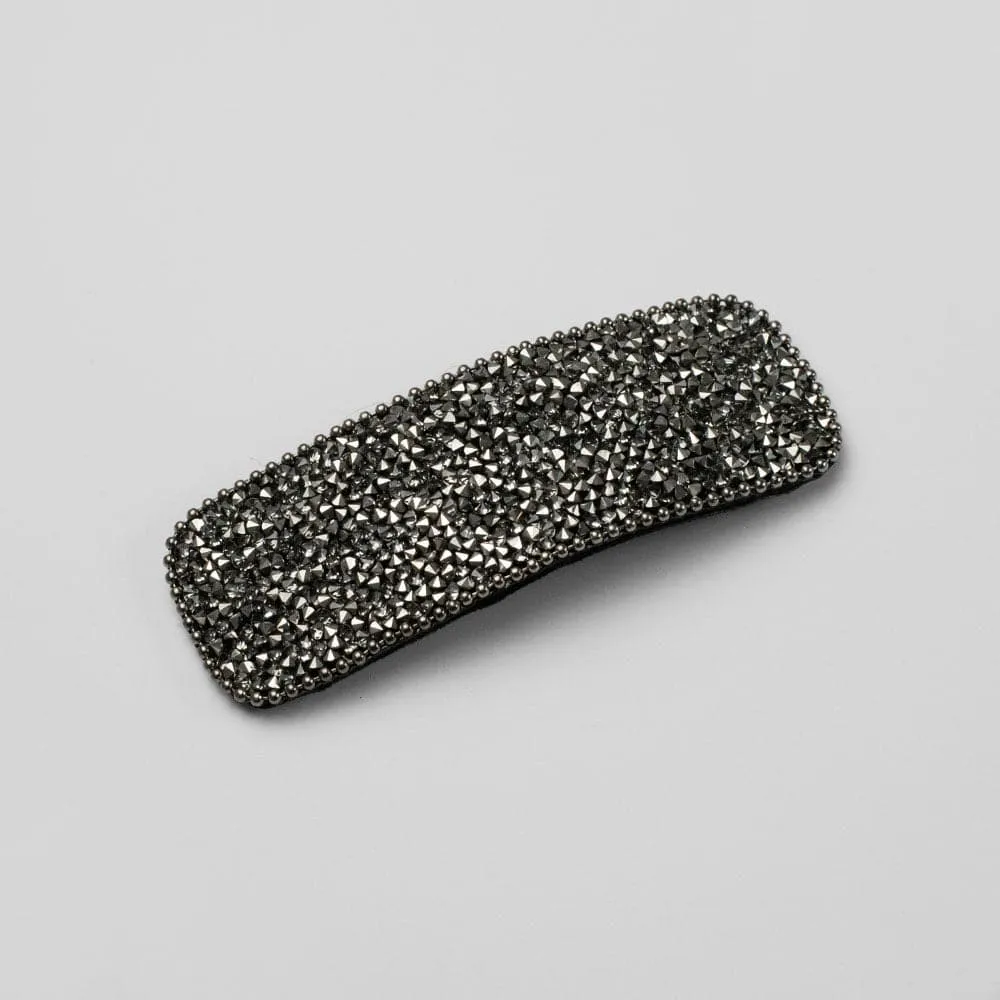 Rectangular Crystal Sparkle Snap Clip