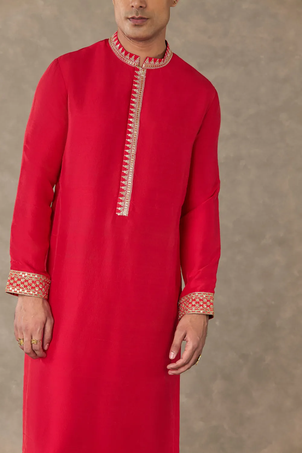 Red Anar Kurta Sets