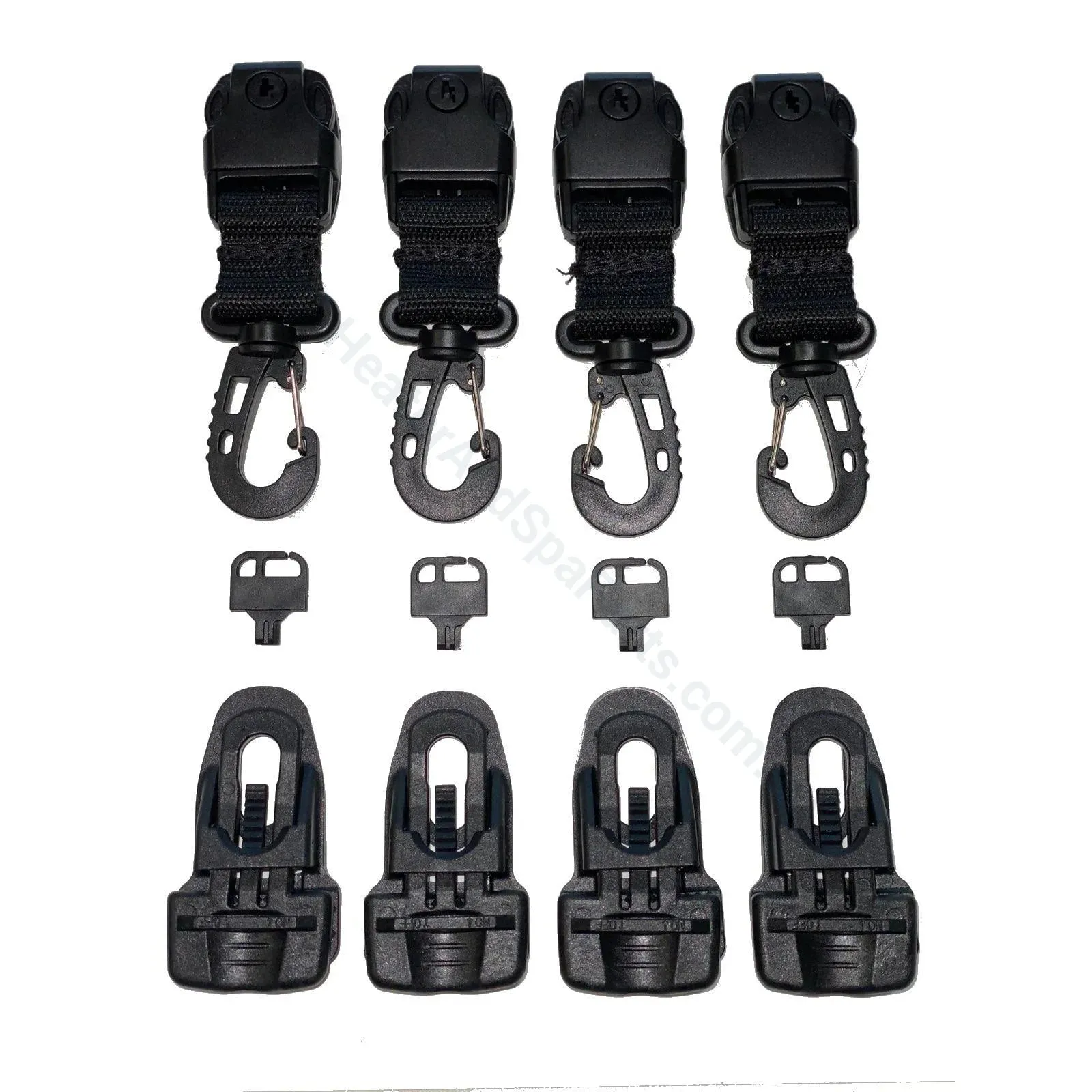 Replacement Clip-On Spa Cover Safe Clips - 4 pack